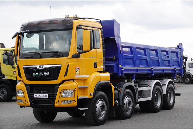 Camion basculantă MAN TGS 35.500 / 8x4 / WYWROTKA / HYDROBURTA / BORDMATIK / NAVI / 20: Foto 19
