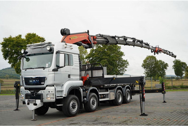 MAN TGS 41.480 - Camion platformă, Camion cu macara: Foto 1 MAN TGS 41.480 - Camion platformă, Camion cu macara: Foto 1