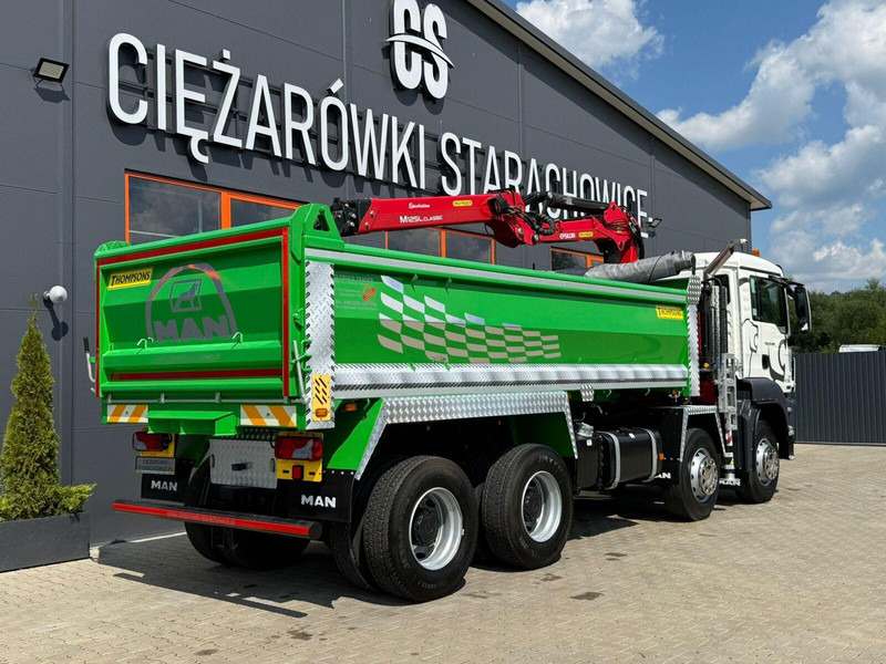MAN TGS TGX 35.400 // 8x4 // E5 // wywrotka kiper + HDS z czerpakiem - Camion basculantă, Camion cu macara: Foto 5 MAN TGS TGX 35.400 // 8x4 // E5 // wywrotka kiper + HDS z czerpakiem - Camion basculantă, Camion cu macara: Foto 5