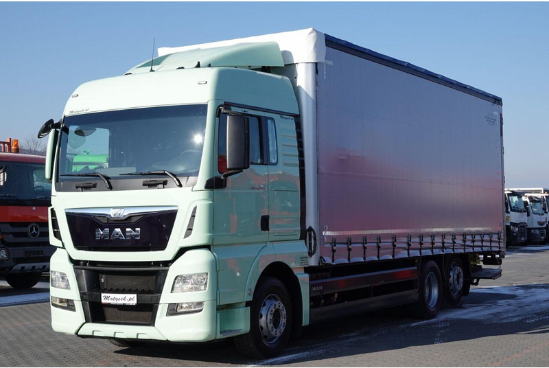 MAN TGX 26.440 / 6x2 / FIRANKA - 8,15 m / SOLÓWKA / WINDA ZAŁADOWCZA - Camion cu prelată: Foto 2 MAN TGX 26.440 / 6x2 / FIRANKA - 8,15 m / SOLÓWKA / WINDA ZAŁADOWCZA - Camion cu prelată: Foto 2