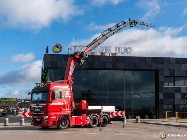 MAN TGX 28.500 6x2 HMF 5020K-RC Fly Jib Crane - Camion platformă, Camion cu macara: Foto 2 MAN TGX 28.500 6x2 HMF 5020K-RC Fly Jib Crane - Camion platformă, Camion cu macara: Foto 2