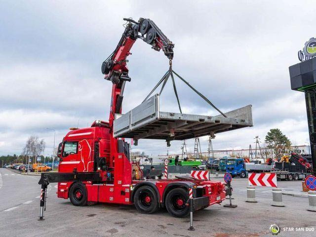 MAN TGX 28.500 6x2 HMF 5020K-RC Fly Jib Crane - Camion platformă, Camion cu macara: Foto 5 MAN TGX 28.500 6x2 HMF 5020K-RC Fly Jib Crane - Camion platformă, Camion cu macara: Foto 5