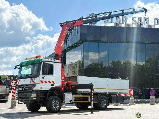 Mercedes-Benz ACTROS 2044A 4x4 Palfinger PK 20002 hds Crane - Camion platformă, Camion cu macara: Foto 1 Mercedes-Benz ACTROS 2044A 4x4 Palfinger PK 20002 hds Crane - Camion platformă, Camion cu macara: Foto 1