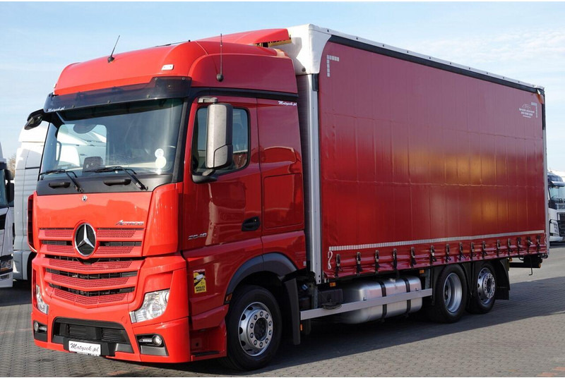Mercedes-Benz ACTROS 25 480 - Camion cu prelată: Foto 1 Mercedes-Benz ACTROS 25 480 - Camion cu prelată: Foto 1