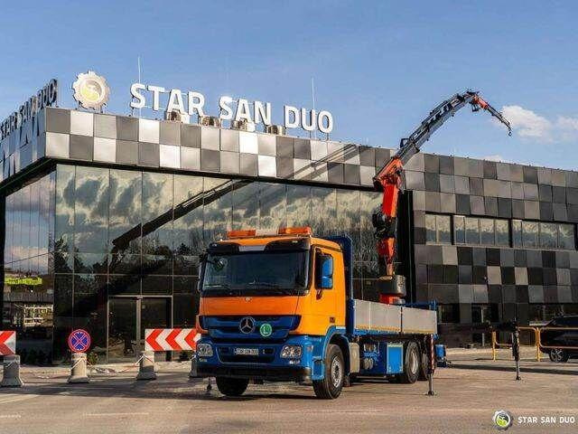 Mercedes-Benz ACTROS 2541 6x2 Palfinger PK 34002 Crane Winch - Camion platformă, Camion cu macara: Foto 1 Mercedes-Benz ACTROS 2541 6x2 Palfinger PK 34002 Crane Winch - Camion platformă, Camion cu macara: Foto 1
