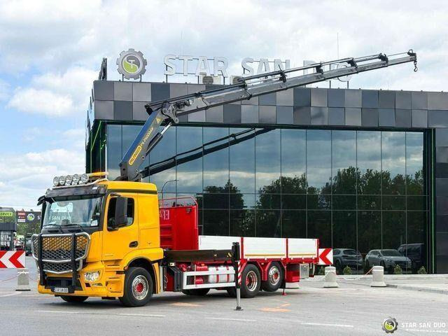 Mercedes-Benz ACTROS 2543 6x2 PalfingerPK 26002 EH Crane - Camion platformă, Camion cu macara: Foto 4 Mercedes-Benz ACTROS 2543 6x2 PalfingerPK 26002 EH Crane - Camion platformă, Camion cu macara: Foto 4