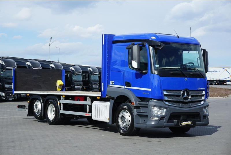 Mercedes-Benz ACTROS / 2543 / ACC / E 6 / PEŁNY ADR / PLATFORMA / ZAWIESIE POD - Camion platformă: Foto 1 Mercedes-Benz ACTROS / 2543 / ACC / E 6 / PEŁNY ADR / PLATFORMA / ZAWIESIE POD - Camion platformă: Foto 1