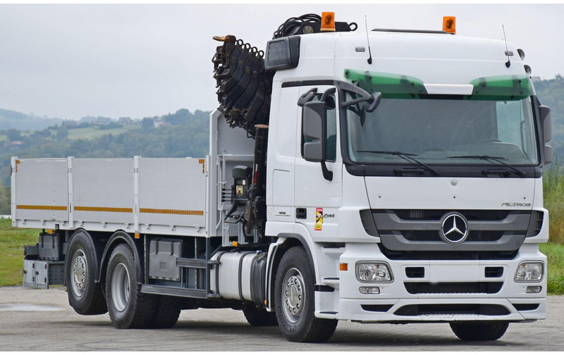 Mercedes-Benz ACTROS 2544 - Camion platformă, Camion cu macara: Foto 4 Mercedes-Benz ACTROS 2544 - Camion platformă, Camion cu macara: Foto 4