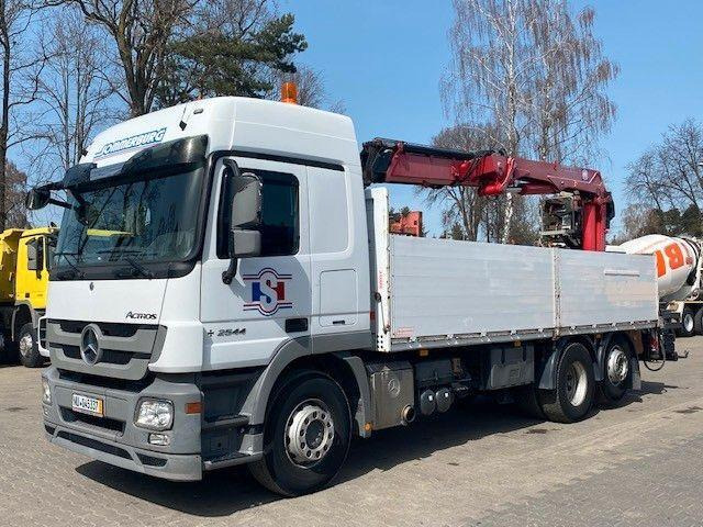 Mercedes-Benz ACTROS 2544 - Camion platformă, Camion cu macara: Foto 2 Mercedes-Benz ACTROS 2544 - Camion platformă, Camion cu macara: Foto 2
