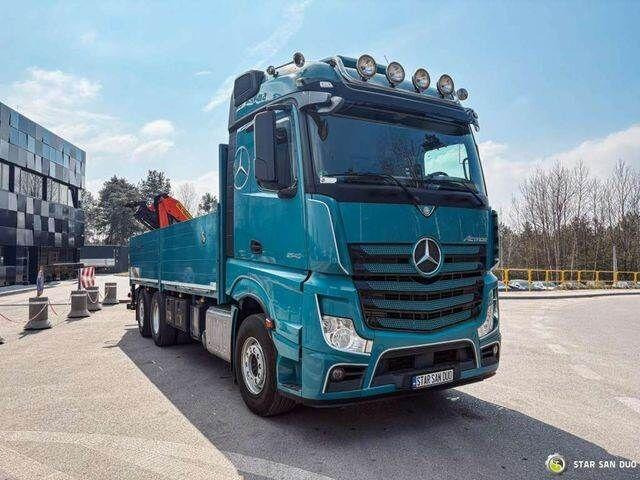Mercedes-Benz ACTROS 2545 6x2 Palfinger PK 16001 HDS Crane - Camion platformă, Camion cu macara: Foto 5 Mercedes-Benz ACTROS 2545 6x2 Palfinger PK 16001 HDS Crane - Camion platformă, Camion cu macara: Foto 5
