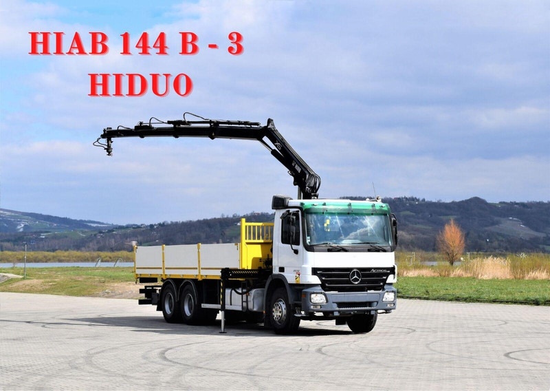 Mercedes-Benz ACTROS 2632 - Camion platformă, Camion cu macara: Foto 1 Mercedes-Benz ACTROS 2632 - Camion platformă, Camion cu macara: Foto 1