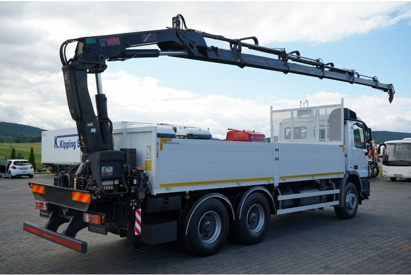 Mercedes-Benz ACTROS 2636 / 6x4 / SKRZYNIOWY 6,5 M + HDS HIAB / MOCNA PODŁOGA - Camion platformă, Camion cu macara: Foto 5 Mercedes-Benz ACTROS 2636 / 6x4 / SKRZYNIOWY 6,5 M + HDS HIAB / MOCNA PODŁOGA - Camion platformă, Camion cu macara: Foto 5