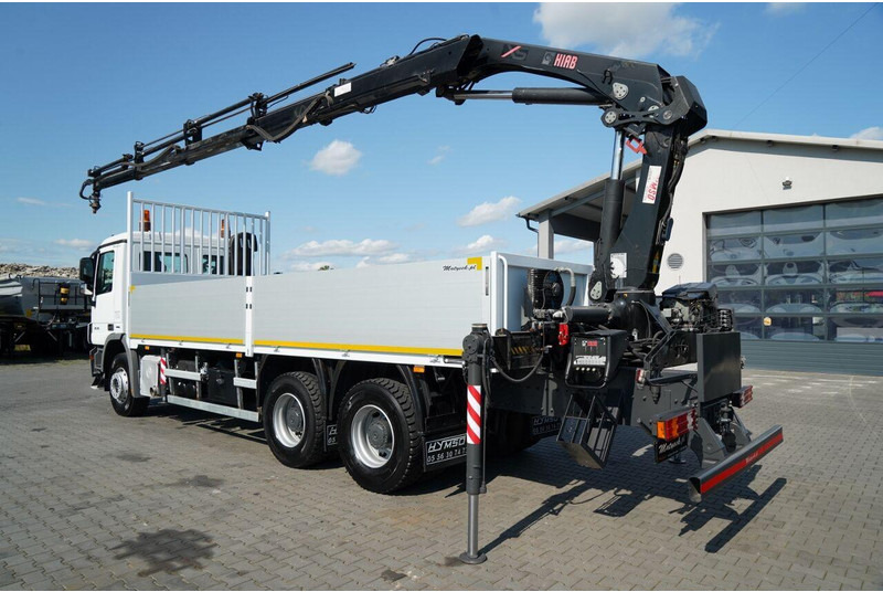 Mercedes-Benz ACTROS 2636 / 6x4 / SKRZYNIOWY 7 M + HDS HIAB -  WYSÓW 12,6 M / - Camion platformă, Camion cu macara: Foto 5 Mercedes-Benz ACTROS 2636 / 6x4 / SKRZYNIOWY 7 M + HDS HIAB -  WYSÓW 12,6 M / - Camion platformă, Camion cu macara: Foto 5