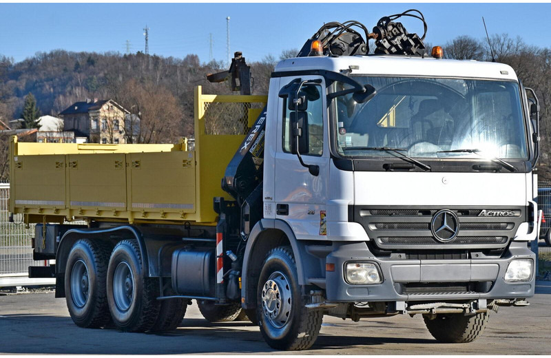 Mercedes-Benz ACTROS 2636 * TEREX 165.2E - A4 + FUNK/6x4 - Camion basculantă, Camion cu macara: Foto 3 Mercedes-Benz ACTROS 2636 * TEREX 165.2E - A4 + FUNK/6x4 - Camion basculantă, Camion cu macara: Foto 3