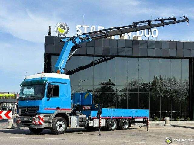 Mercedes-Benz ACTROS 2646L - Camion platformă, Camion cu macara: Foto 1 Mercedes-Benz ACTROS 2646L - Camion platformă, Camion cu macara: Foto 1