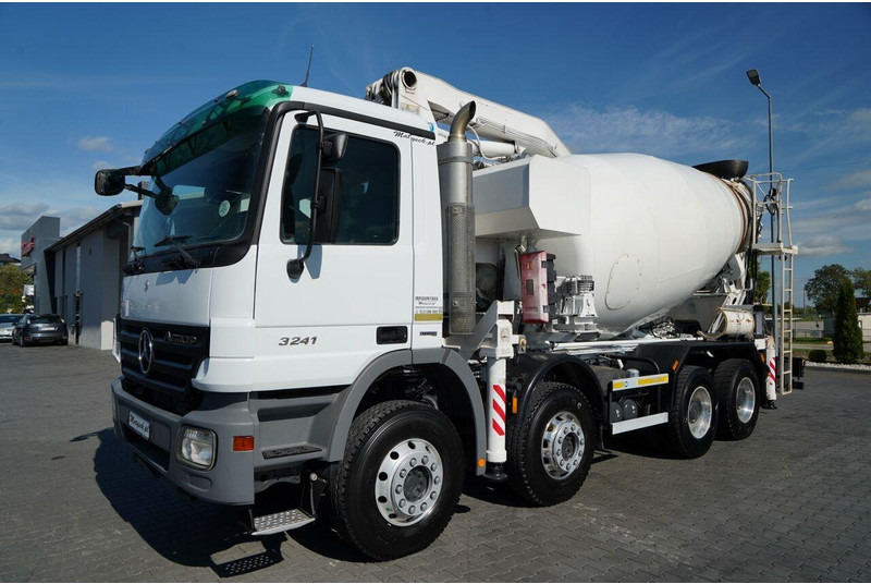 Mercedes-Benz ACTROS 3241 / POMPOGRUSZKA / 8X4 / BETONIARKA + POMPA SERMAC 3Z2 - Autobetonieră: Foto 4 Mercedes-Benz ACTROS 3241 / POMPOGRUSZKA / 8X4 / BETONIARKA + POMPA SERMAC 3Z2 - Autobetonieră: Foto 4