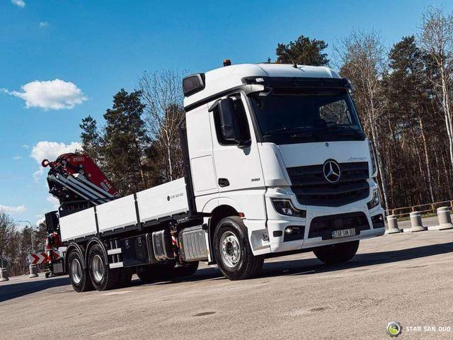Mercedes-Benz ACTROS 3351 NEW 6x4 Fassi F485 Crane - Camion platformă, Camion cu macara: Foto 2 Mercedes-Benz ACTROS 3351 NEW 6x4 Fassi F485 Crane - Camion platformă, Camion cu macara: Foto 2