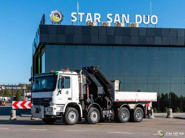 Mercedes-Benz ACTROS 4144 8x4 PALFINGER PK 85002 - Camion platformă, Camion cu macara: Foto 4 Mercedes-Benz ACTROS 4144 8x4 PALFINGER PK 85002 - Camion platformă, Camion cu macara: Foto 4