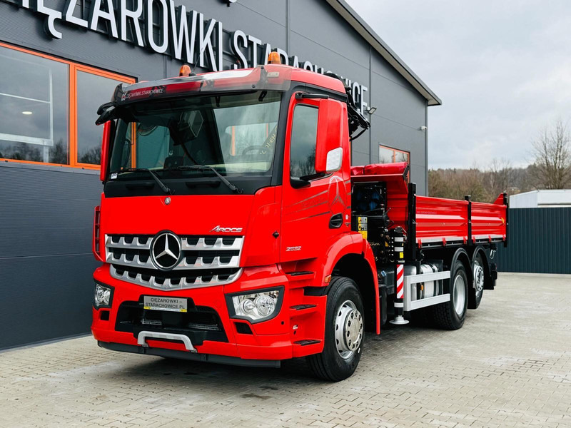Mercedes-Benz AROCS 2532 // E6 // wywrotka 3-Stronna + PALFINGER PK 14001-EH / - Camion basculantă, Camion cu macara: Foto 2 Mercedes-Benz AROCS 2532 // E6 // wywrotka 3-Stronna + PALFINGER PK 14001-EH / - Camion basculantă, Camion cu macara: Foto 2