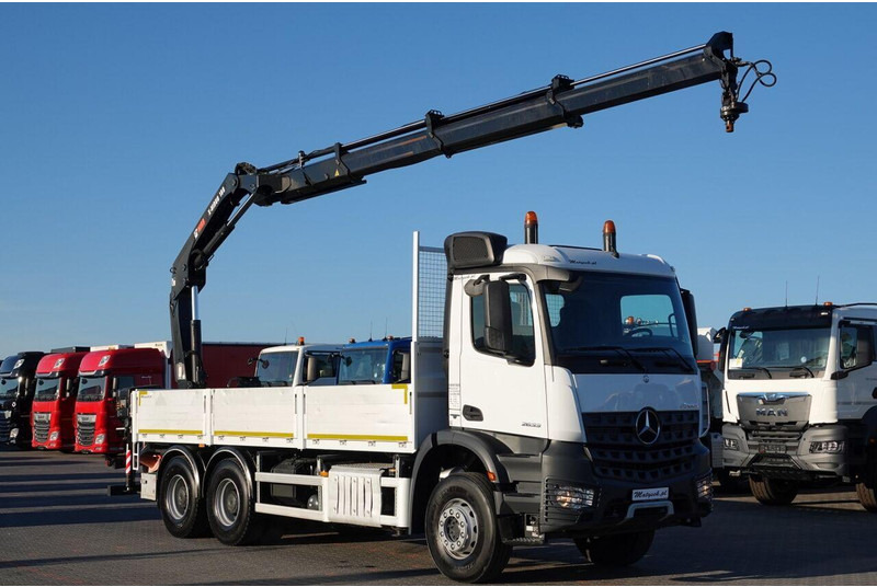 Mercedes-Benz AROCS 2633 / 6x4 / SKRZYNIOWY - 6,5 M / HDS HIAB 188 b-3 wysów: - Camion platformă, Camion cu macara: Foto 5 Mercedes-Benz AROCS 2633 / 6x4 / SKRZYNIOWY - 6,5 M / HDS HIAB 188 b-3 wysów: - Camion platformă, Camion cu macara: Foto 5