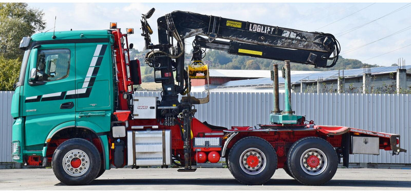 Mercedes-Benz AROCS 3363 *HOLZTRANSPORTER * LOGLIFT 251S /6x4 - Camion forestier, Camion cu macara: Foto 5 Mercedes-Benz AROCS 3363 *HOLZTRANSPORTER * LOGLIFT 251S /6x4 - Camion forestier, Camion cu macara: Foto 5