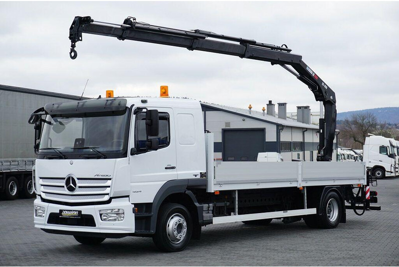 Mercedes-Benz ATEGO / 1224 / ACC / SKRZYNIOWY + HDS / HIAB 099 B - 3 DUO - Camion platformă, Camion cu macara: Foto 2 Mercedes-Benz ATEGO / 1224 / ACC / SKRZYNIOWY + HDS / HIAB 099 B - 3 DUO - Camion platformă, Camion cu macara: Foto 2