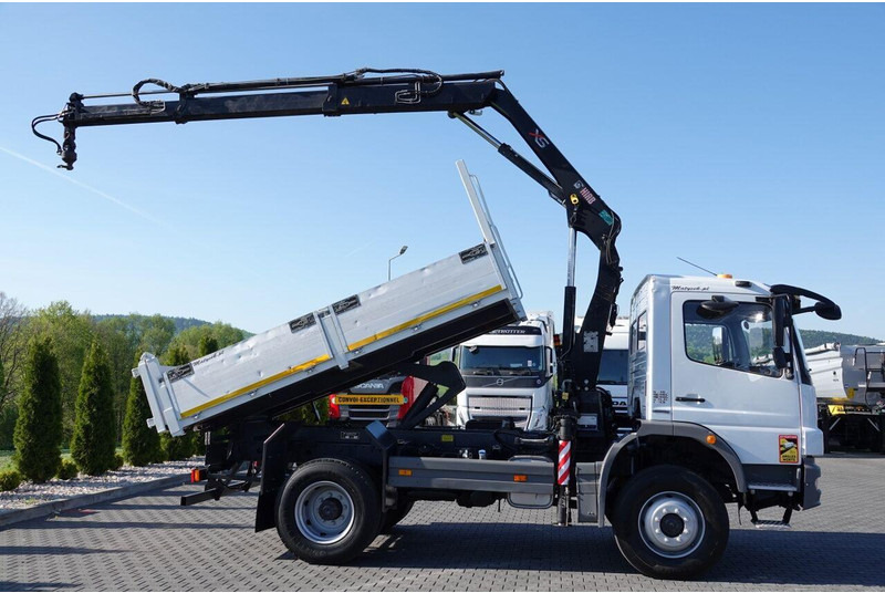 Mercedes-Benz ATEGO 16.24 / 4X4 / WYWROTKA + HDS HIAB 111 BS-2 / PILOT / ROT - Camion basculantă: Foto 5 Mercedes-Benz ATEGO 16.24 / 4X4 / WYWROTKA + HDS HIAB 111 BS-2 / PILOT / ROT - Camion basculantă: Foto 5