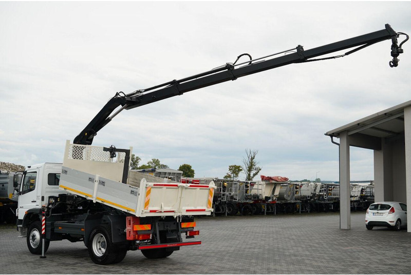 Mercedes-Benz ATEGO 1629 / 4x4 / WYWROTKA + HDS HIAB 111 B-3 / PILOT / ROTAT - Camion basculantă, Camion cu macara: Foto 4 Mercedes-Benz ATEGO 1629 / 4x4 / WYWROTKA + HDS HIAB 111 B-3 / PILOT / ROTAT - Camion basculantă, Camion cu macara: Foto 4