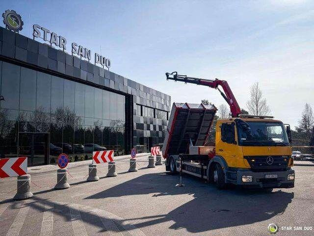 Mercedes-Benz AXOR 1824 4x2 HMF 975 HDS Crane Rotator Kipper - Camion basculantă, Camion cu macara: Foto 5 Mercedes-Benz AXOR 1824 4x2 HMF 975 HDS Crane Rotator Kipper - Camion basculantă, Camion cu macara: Foto 5