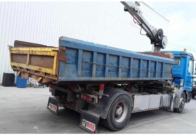 Camion platformă, Camion cu macara Mercedes-Benz Actros 1835: Foto 8