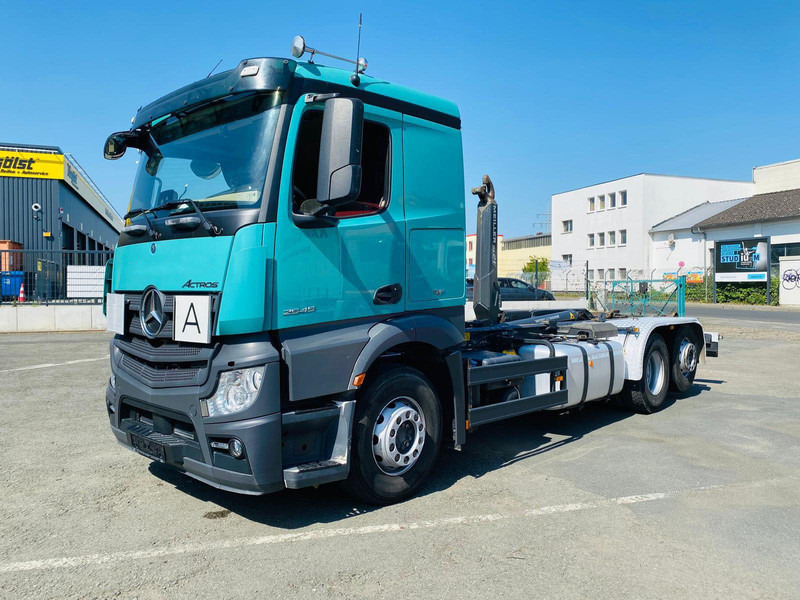 Mercedes-Benz Actros 2545 Meileraufbau GUTER ZUSTAND - Camion platformă, Camion cu macara: Foto 1 Mercedes-Benz Actros 2545 Meileraufbau GUTER ZUSTAND - Camion platformă, Camion cu macara: Foto 1