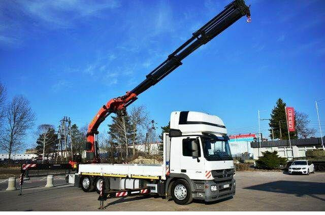 Mercedes-Benz Actros 2546 6x2 Palfinger PK 53002 Crane Kran - Camion platformă, Camion cu macara: Foto 1 Mercedes-Benz Actros 2546 6x2 Palfinger PK 53002 Crane Kran - Camion platformă, Camion cu macara: Foto 1