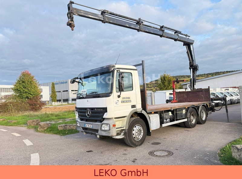 Mercedes-Benz Actros 2636-Plateau Hiab Krahn - Camion platformă, Camion cu macara: Foto 4 Mercedes-Benz Actros 2636-Plateau Hiab Krahn - Camion platformă, Camion cu macara: Foto 4