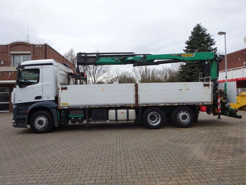 Mercedes-Benz Antos 2543 - Flatbed+crane 6x2 - Camion platformă, Camion cu macara: Foto 4 Mercedes-Benz Antos 2543 - Flatbed+crane 6x2 - Camion platformă, Camion cu macara: Foto 4