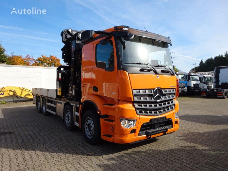 Mercedes-Benz Arocs 3751 - Flatbed+crane - Camion platformă, Camion cu macara: Foto 2 Mercedes-Benz Arocs 3751 - Flatbed+crane - Camion platformă, Camion cu macara: Foto 2