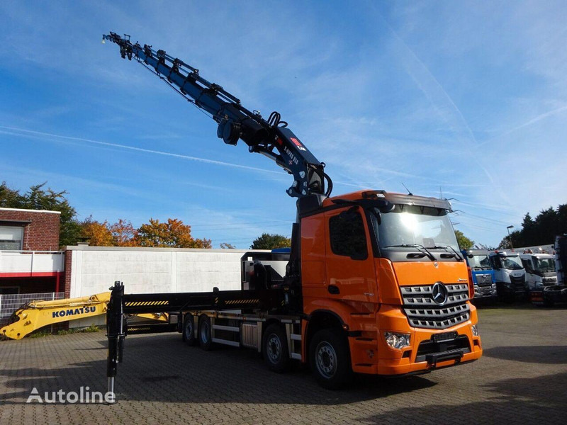 Mercedes-Benz Arocs 3751 - Flatbed+crane - Camion platformă, Camion cu macara: Foto 3 Mercedes-Benz Arocs 3751 - Flatbed+crane - Camion platformă, Camion cu macara: Foto 3