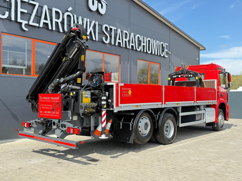 Mercedes-Benz Arocs Actros 2532 / E6 / 6x2 / skrzynia + żuraw Palfinger / budo - Camion platformă, Camion cu macara: Foto 5 Mercedes-Benz Arocs Actros 2532 / E6 / 6x2 / skrzynia + żuraw Palfinger / budo - Camion platformă, Camion cu macara: Foto 5