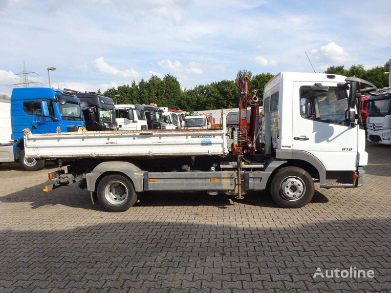 Mercedes-Benz Atego 818 - 3 way tipper+crane - Camion basculantă, Camion cu macara: Foto 4 Mercedes-Benz Atego 818 - 3 way tipper+crane - Camion basculantă, Camion cu macara: Foto 4