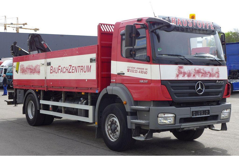 Mercedes-Benz Axor 1826 *Euro5*TÜV*HIAB 099B-2 DUO*1824 1829 - Camion platformă, Camion cu macara: Foto 4 Mercedes-Benz Axor 1826 *Euro5*TÜV*HIAB 099B-2 DUO*1824 1829 - Camion platformă, Camion cu macara: Foto 4