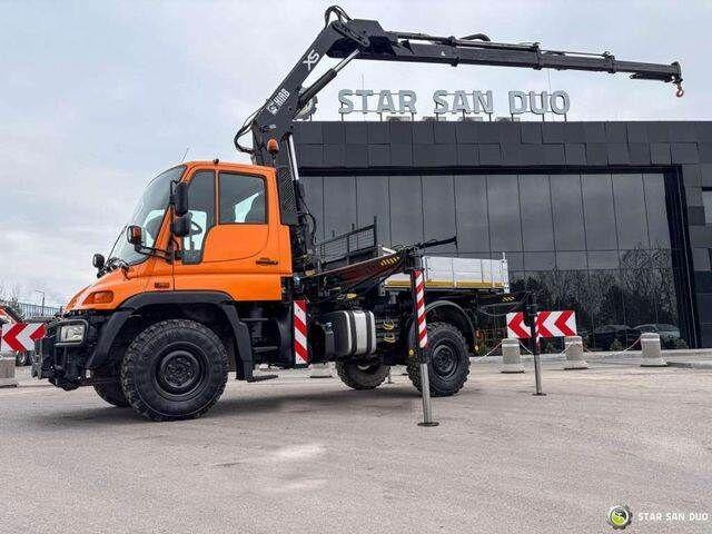 Mercedes-Benz UNIMOG U300 4x4 HIAB 122 D-3 CRANE - Camion basculantă, Camion cu macara: Foto 2 Mercedes-Benz UNIMOG U300 4x4 HIAB 122 D-3 CRANE - Camion basculantă, Camion cu macara: Foto 2