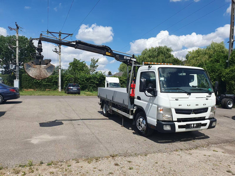 Mitsubishi Fuso Canter 7C15 - Flatbed truck + crane - Camion platformă, Camion cu macara: Foto 2 Mitsubishi Fuso Canter 7C15 - Flatbed truck + crane - Camion platformă, Camion cu macara: Foto 2