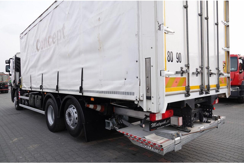 Camion cu prelată Renault C 380 / 6x2 / SKRZYNIOWY / HDS HIAB 138 B-3 WYSÓW 10,5 M / ROTAT: Foto 16