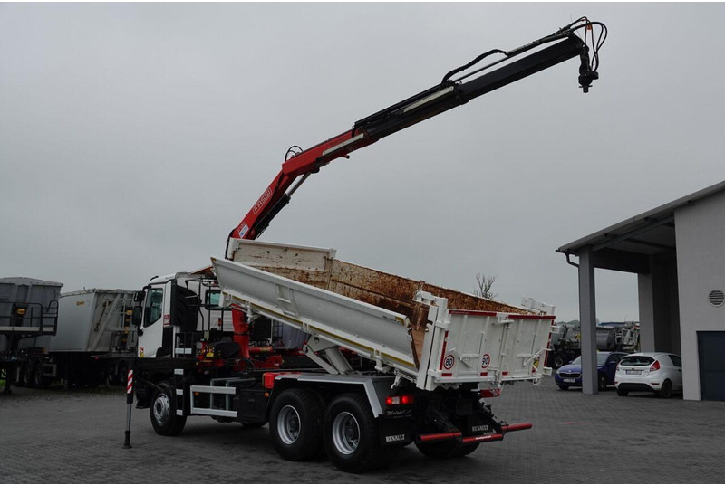 Renault C 380 / 6x4 / WYWROTKA 3 STRONNA + HDS FASSI F135 / HYDROBURTA - Camion basculantă, Camion cu macara: Foto 3 Renault C 380 / 6x4 / WYWROTKA 3 STRONNA + HDS FASSI F135 / HYDROBURTA - Camion basculantă, Camion cu macara: Foto 3