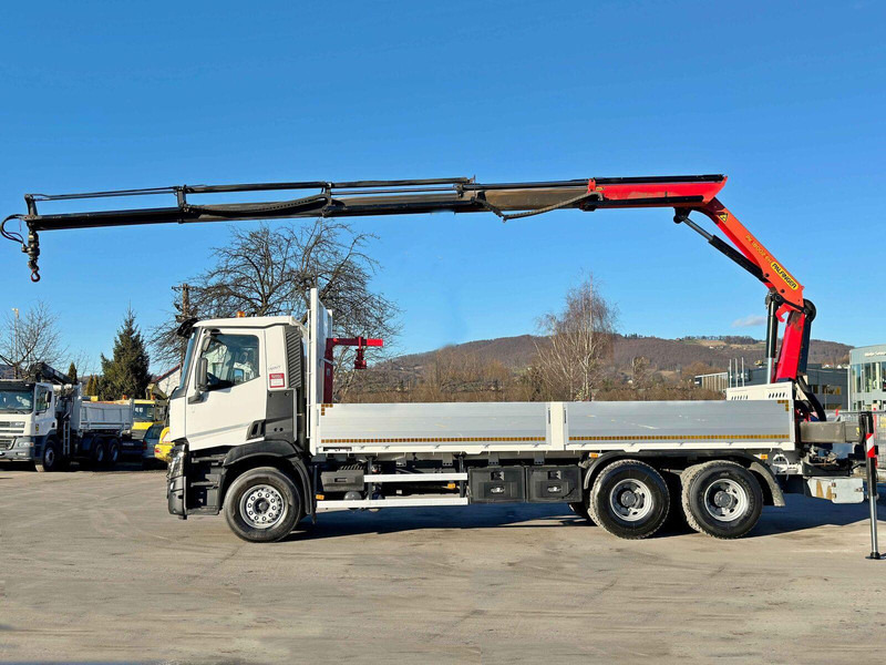 Renault C 380 *PRITSCHE 6,80m * PK 18002-EH C + FUNK*6x4 - Camion platformă, Camion cu macara: Foto 5 Renault C 380 *PRITSCHE 6,80m * PK 18002-EH C + FUNK*6x4 - Camion platformă, Camion cu macara: Foto 5