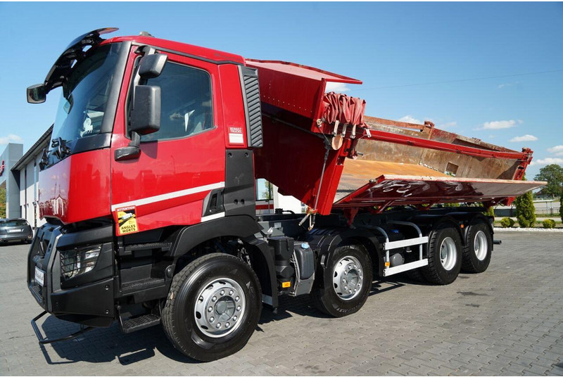 Renault C 430 / 8x4 / WYWROTKA DWUSTRONNA - 6M / HYDROBURTA / KLAPODRZW - Camion basculantă: Foto 3 Renault C 430 / 8x4 / WYWROTKA DWUSTRONNA - 6M / HYDROBURTA / KLAPODRZW - Camion basculantă: Foto 3