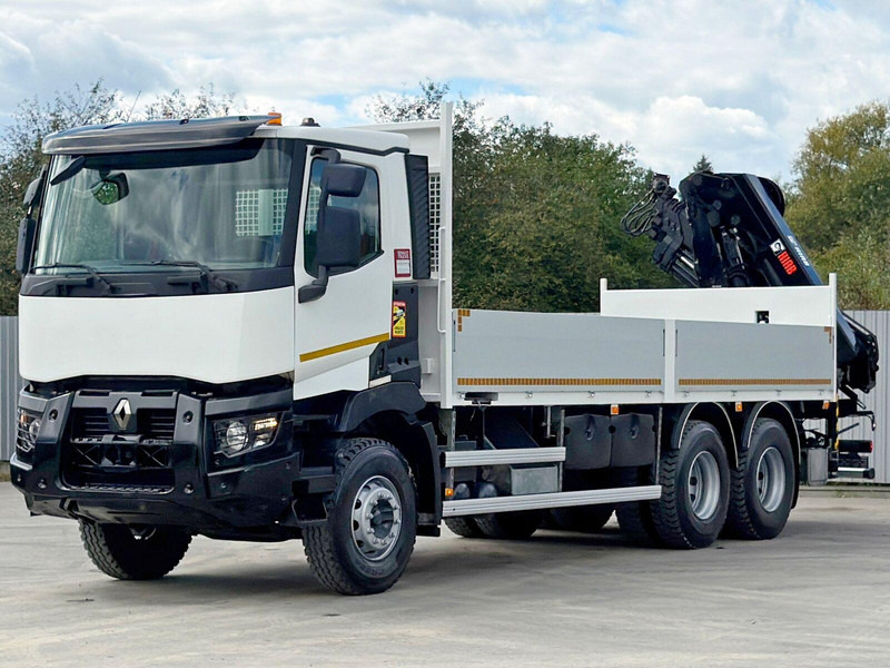 Renault C 430 *HIAB X - HIPRO 192 ES -4 + FUNK* 6x4 - Camion platformă, Camion cu macara: Foto 3 Renault C 430 *HIAB X - HIPRO 192 ES -4 + FUNK* 6x4 - Camion platformă, Camion cu macara: Foto 3