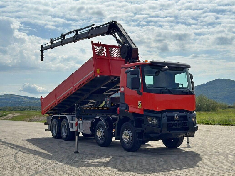 Renault C 430 *KIPPER 6,80m* HIAB X-HIDUO 188 ES-4 * 8x4 - Camion basculantă, Camion cu macara: Foto 2 Renault C 430 *KIPPER 6,80m* HIAB X-HIDUO 188 ES-4 * 8x4 - Camion basculantă, Camion cu macara: Foto 2