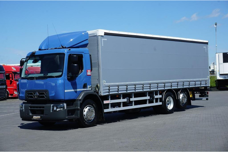 Renault D 320 / EURO 6 / FIRANKA / 21 PALET / ŁAD. 16 390 KG - Camion cu prelată: Foto 2 Renault D 320 / EURO 6 / FIRANKA / 21 PALET / ŁAD. 16 390 KG - Camion cu prelată: Foto 2