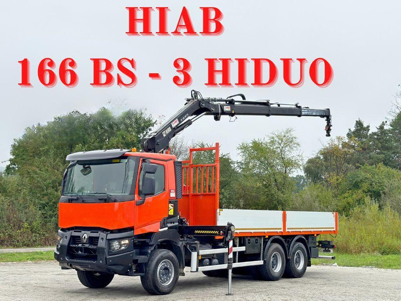 Renault K 380 * HIAB 166 BS-3 HIDUO + FUNK* 6x4 - Camion basculantă, Camion cu macara: Foto 1 Renault K 380 * HIAB 166 BS-3 HIDUO + FUNK* 6x4 - Camion basculantă, Camion cu macara: Foto 1