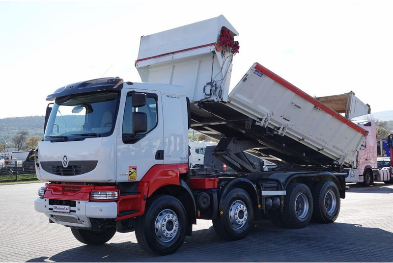 Renault KERAX 480 / 8x4 / WYWROTKA / HYDROBURTA / HYDROKLAPA / BORDMATIC - Camion basculantă: Foto 1 Renault KERAX 480 / 8x4 / WYWROTKA / HYDROBURTA / HYDROKLAPA / BORDMATIC - Camion basculantă: Foto 1